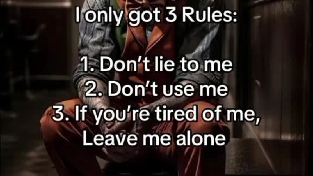 That's my rules