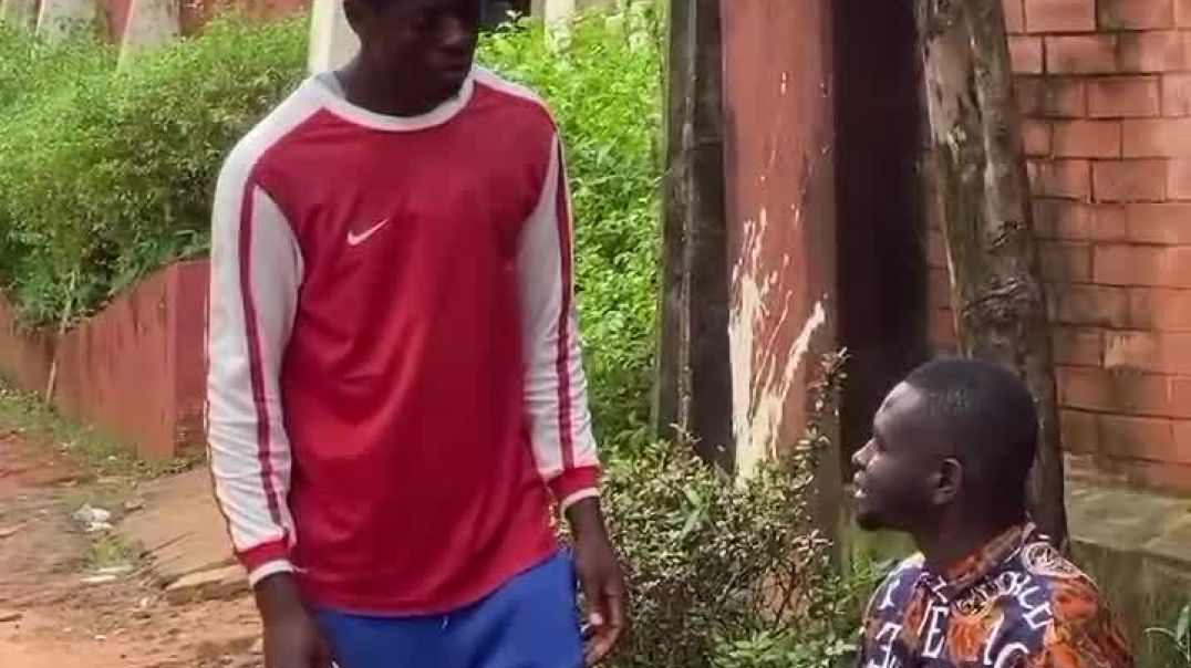 He want to beg me for money and he see my gun and